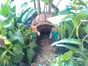 Build a Mini Minecraft Forest from Albuquerque Moms Blog