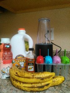 Banana Smoothie Popsicles from Albuquerque Moms Blog