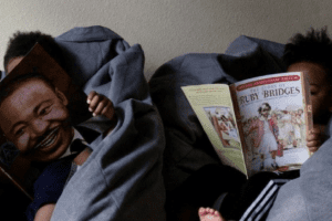 black history month, black history, African American history, with small children