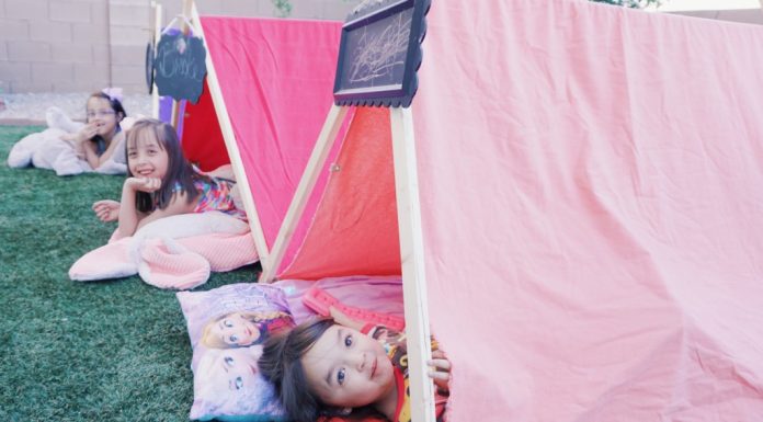 DIY Tent for Indoor and Outdoor Camping Fun