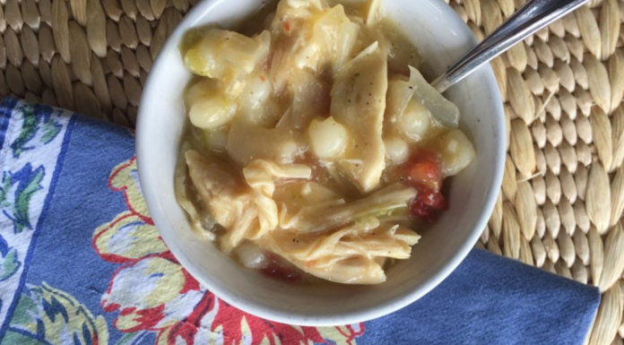 Easy Crock Pot Green Chile Chicken Posole Recipe | Albuquerque Moms Blog