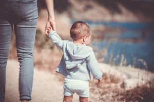 baby at beach. Albuquerque Moms Blog.