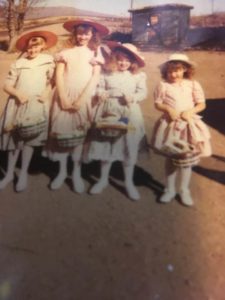 Old Photo of Sisters at Easter Albuquerque Mom's Blog