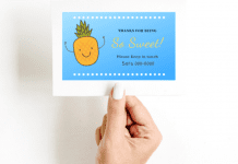 Stay-in-Touch Cards for Kids at the End of the School Year