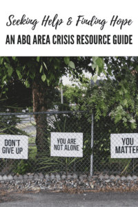 ABQ Area Crisis Resource Guide