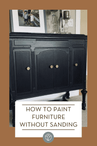 how to paint furniture without sanding, ABQ Mom