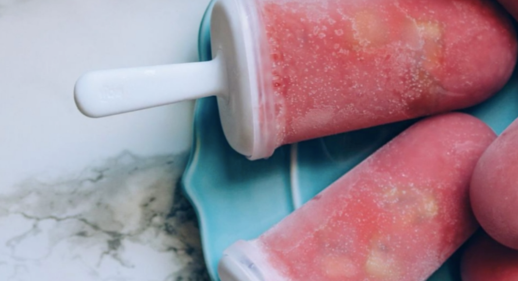 End-of-Summer Strawberry Popsicles