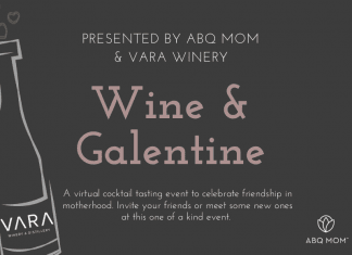 Wine and Galentine, ABQ Mom, Vara Winery, Albuquerque