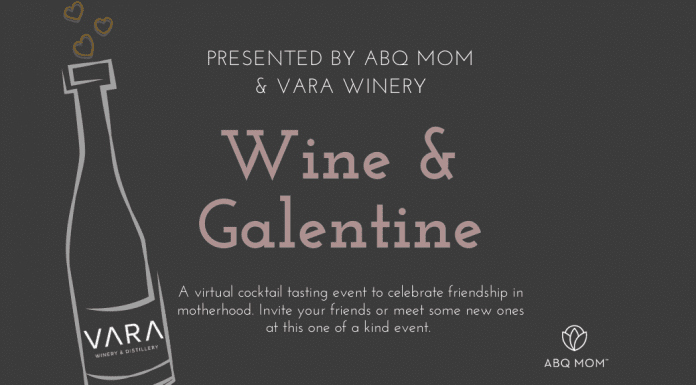 Wine and Galentine, ABQ Mom, Vara Winery, Albuquerque