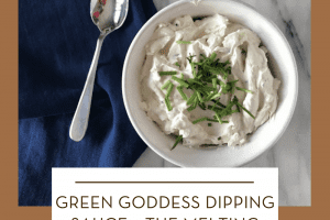 Green Goddess Dipping Sauce Recipe :: The Melting Pot Copycat Recipe