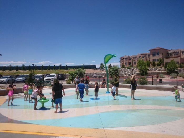 A Park Above Splash Pad