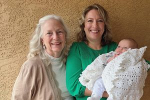 My mom and Laurie