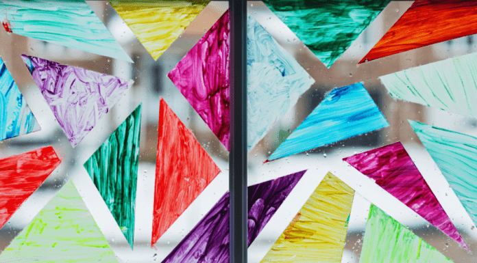 Create Your Own Stained Glass Window + Make Your Own Chalk