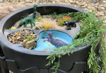 Upcycle Your Water Table Into a Dinosaur World Upcycle Your Water Table Into a Dinosaur World