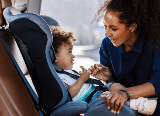 Practicing Car Seat Safety + New Mexico Car Seat Laws car seat safety