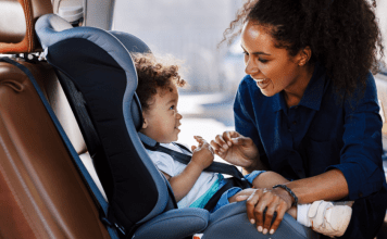 Practicing Car Seat Safety + New Mexico Car Seat Laws car seat safety