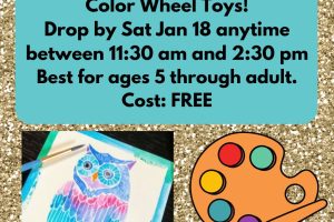 Aquarellum paint party at Color Wheel Toys!