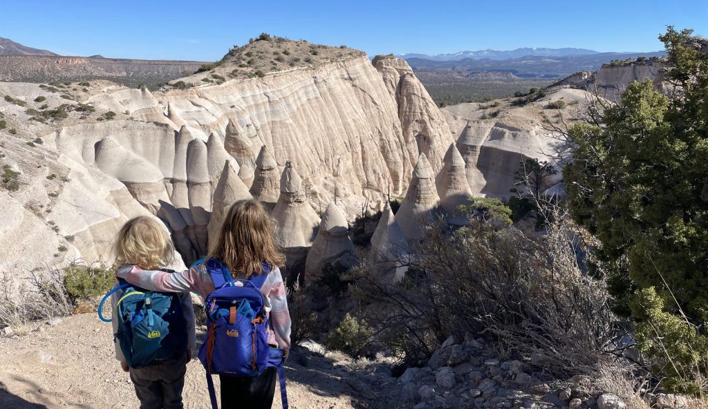 Hiking Kasha-Katuwe Tent Rocks with kids