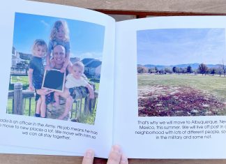 Homemade Moving Book to Help Kids Adjust to Change Homemade moving books to help kids transition