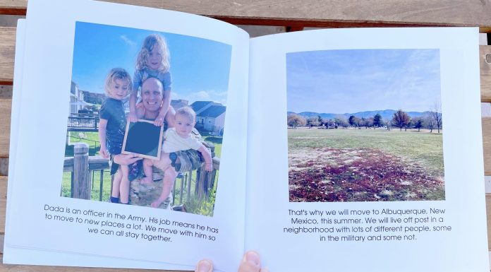 Homemade Moving Book to Help Kids Adjust to Change Homemade moving books to help kids transition