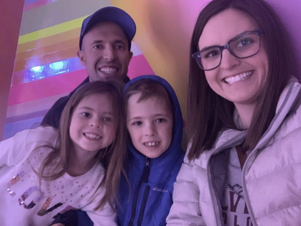 Family at Meow Wolf Santa Fe- Santa Fe with Kids