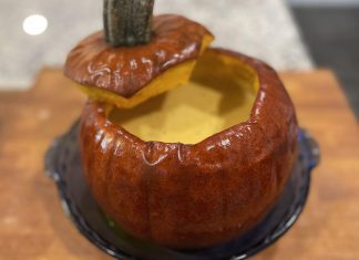 Pumpkin Soup Cooked Inside a Pumpkin: The Perfect Dish for Fall