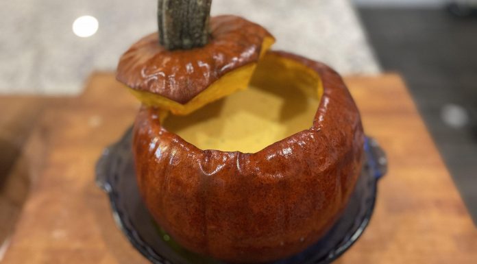Pumpkin Soup Cooked Inside a Pumpkin: The Perfect Dish for Fall
