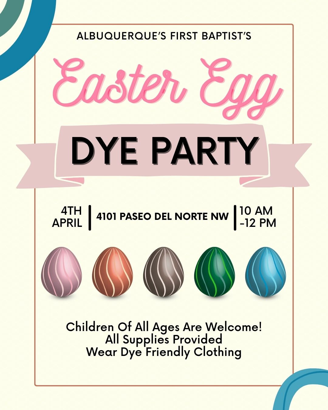 Easter Egg Dye Party