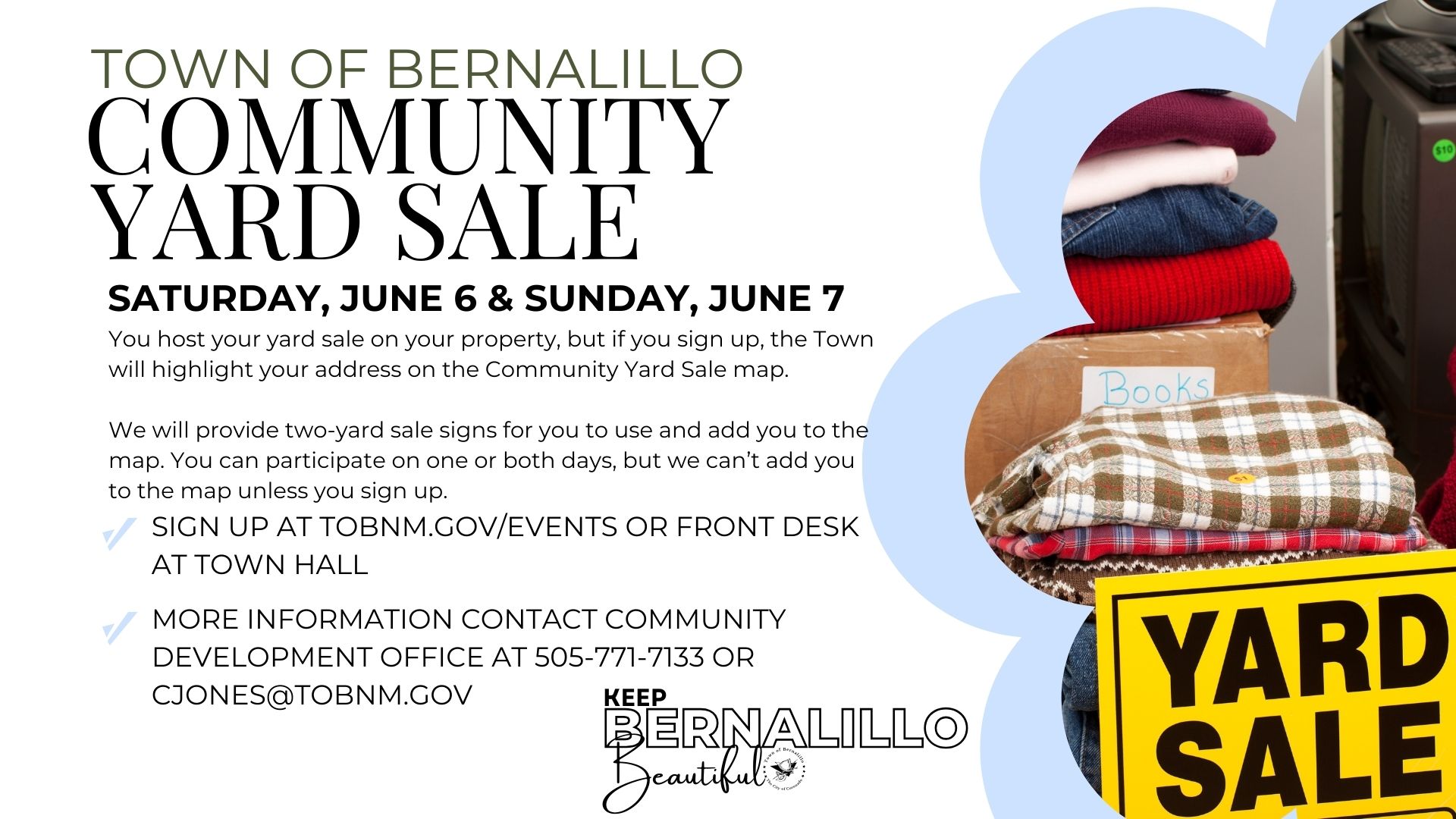 Bernalillo Community Yard Sale