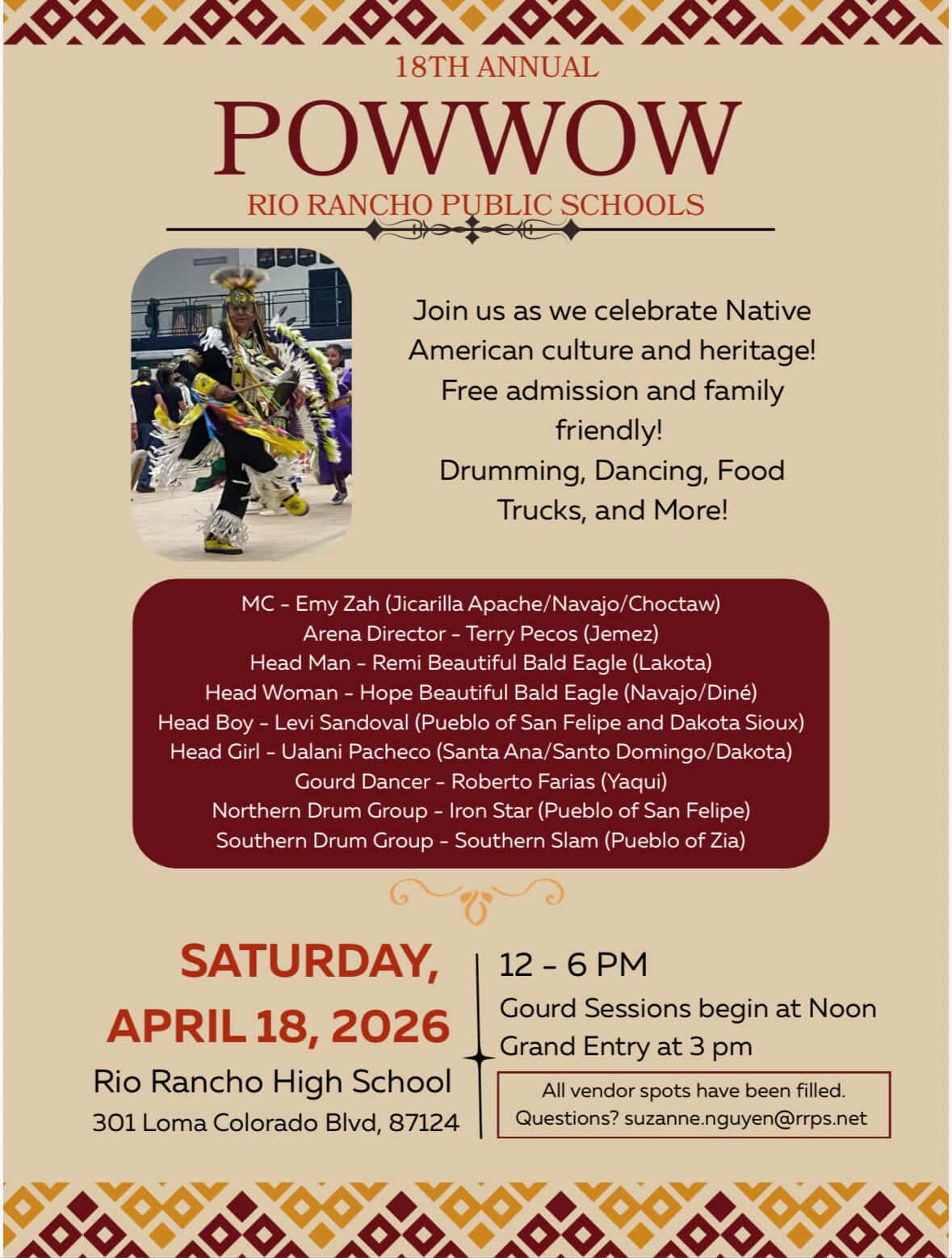18th Annual Rio Rancho Public Schools Pow Wow