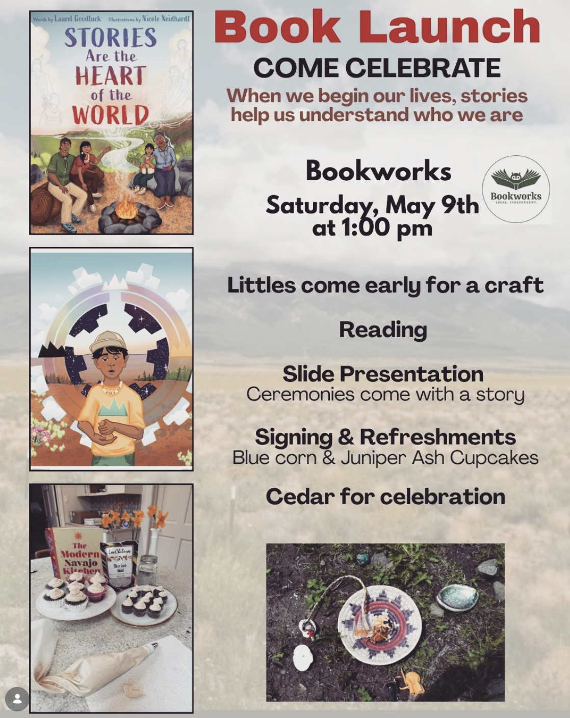 Laurel Goodluck, Stories Are the Heart of the World book launch