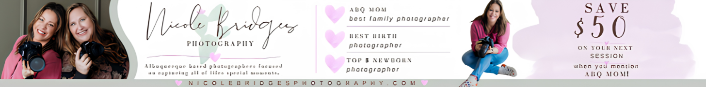 Nicole Bridges Photography- 2026 ABQ Moms' Choice Award Winner