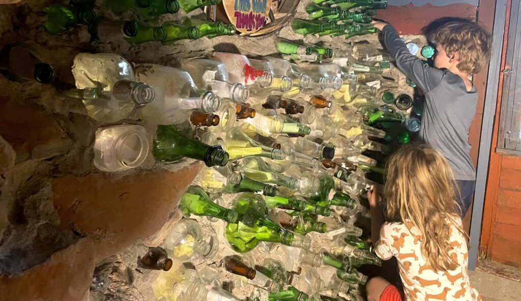 Tinkertown message in a bottle